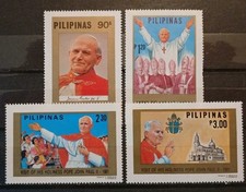 I01U04 - Filippine 1981 - visita del papa Giovanni Paolo II MNH