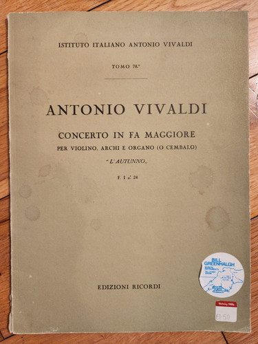 Vivaldi concerto in fa - concerto,