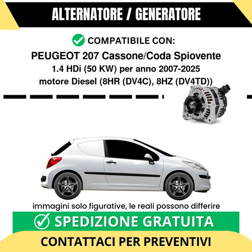 Alternatore peugeot 207 - peugeot,