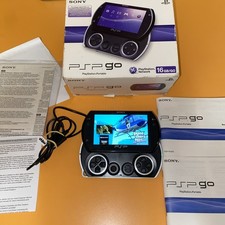 Console PSP Go Nera N1004 Sony Playstation Portable Boxata Con Cavo E Inserti