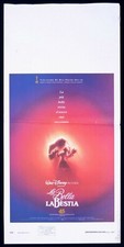 LA BELLA E LA BESTIA Beauty and the Beast LOCANDINA ORIGINALE 1a ED. POSTER 