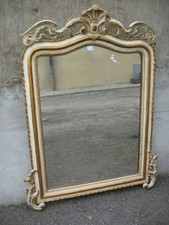 SPECCHIERA LUIGI FILIPPO ANTICA FINE '800 EMILIA - RICCA CIMASA E DECORI RILIEVO