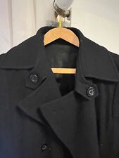 Cappotto Vintage Uomo Pura Lana  Nero 