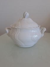 VECCHIO GINORI 1735 ZUCCHERIERA OVALE RICHARD GINORI PORCELLANA BIANCA  9- 1