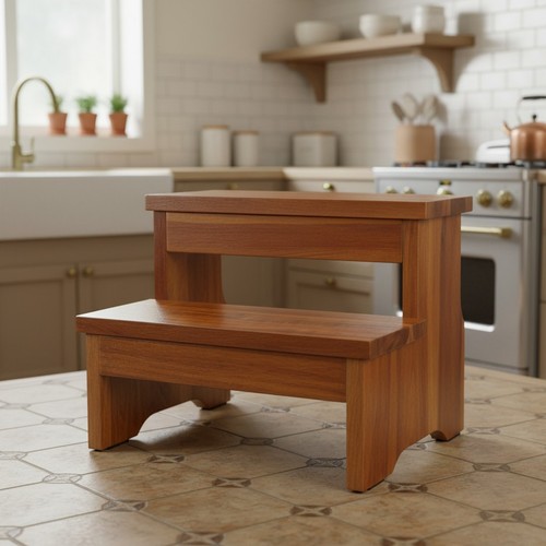 Sgabello gradini legno di - 2,
