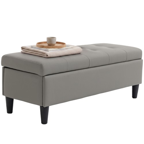 Homcom cassapanca 136l - cassapanca,
