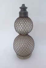 ANTICO SIFONE per SODA SELTZER Bottiglia a Doppia Zucca per Pezzi Di Ricambio.