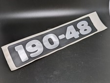 OM FIAT IVECO 190-48 LOGO SIGLA EMBLEMA FREGIO STEMMA SCRITTA TARGHETTA BADGE