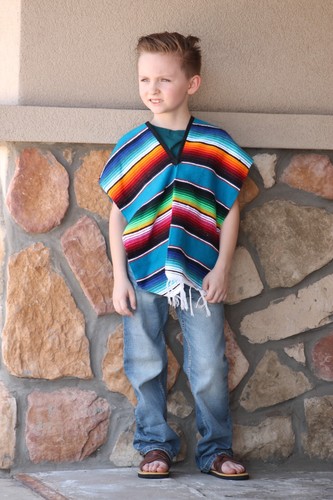 Poncho serape messicano fatto - serape,