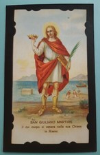 santino SAN GIULIANO MARTIRE Rimini Santino - FIGURINA - STIKERS Senza Preghiera
