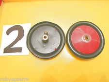 Meccano accessorio ricambio ricambi n 187 due ruota ruote a disco 6 cm diametro