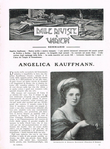 Angelica kauffmann rivista - (da,