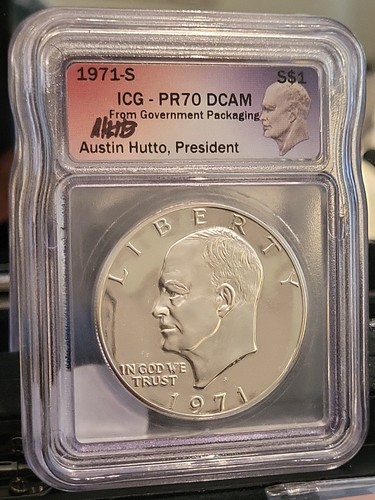 1971 ike dollar icg - s,