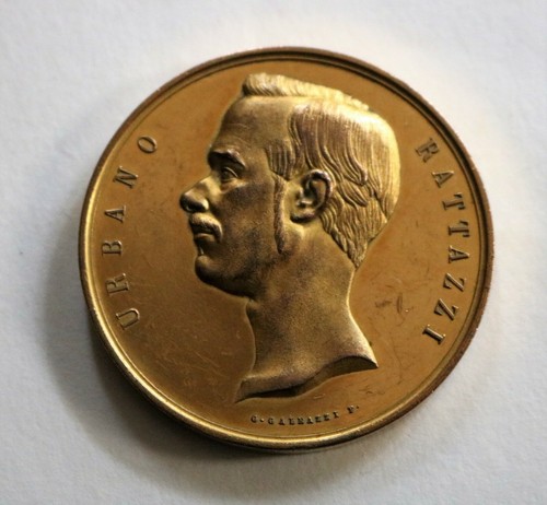 Medaglia bronzo dorato urbano - medaglia,