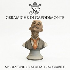 Busto Uomo Nonno Con Baffi In