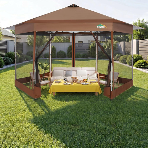 Tenda gazebo pop esagonale - gazebo, pop-up