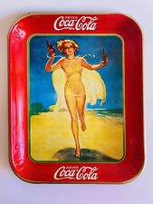 ? Coca cola raro vassoio pubblicitario in latta del 1959 vintage tray tin