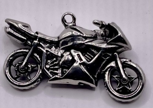 Ciondolo moto epoca charm - moto, 3"
