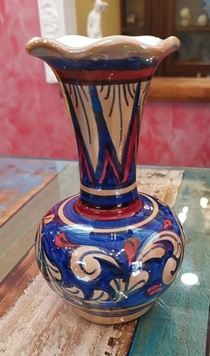 Vaso ceramica maiolicata la - ceramica,