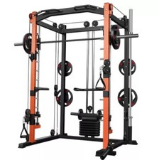 Power Rack con Smith Machine Multifunzione + Cavi Incrociati