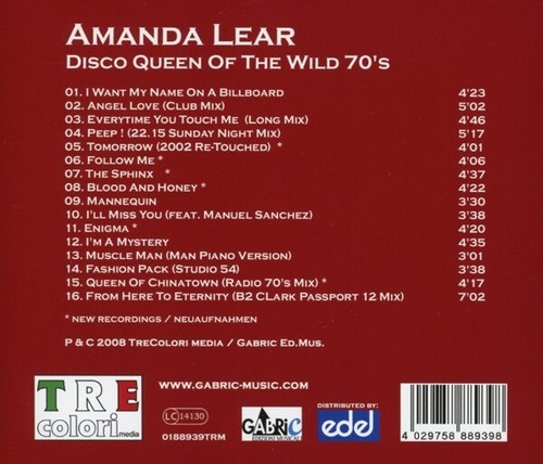 Amanda lear disco queen of - lear,