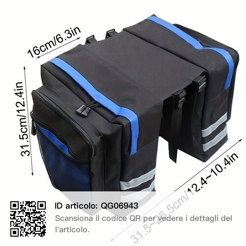 Borsa portapacchi bici - borsa,