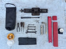 Borsa Attrezzi Fiat Dino 2400 Spider 2300 S Coupè tool kit Bag + Jack Cric