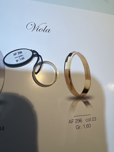 Anello fede unoaerre - anello,