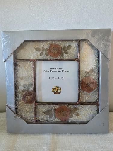 Cornice portafoto fiori secchi