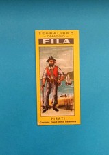 Antico segnalibro Fila serie "Pirati"- Capitan Teach Barbanera