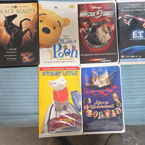 Disney vhs lot t - disney,