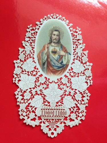 Santino sacro cuore gesù - santino, di