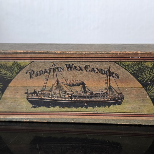 Scatola candela 1890 paraffina