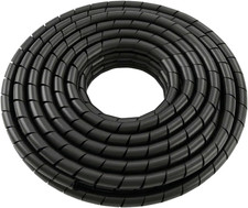 Guaina per Cavi a Spirale Nero