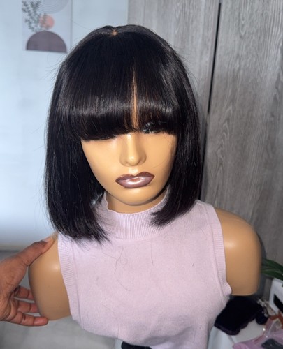Parrucca capelli umani lisci