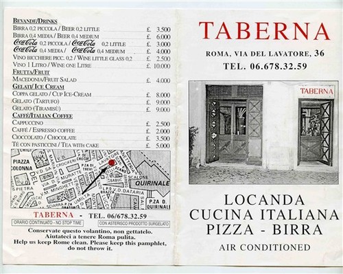 Taberna locanda cucina - taberna,