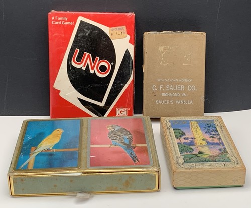 Carte gioco vintage uno - gioco,