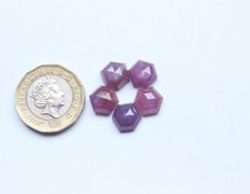 Pietra preziosa zaffiro naturale taglio a gradini cabina sfaccettata pietra...