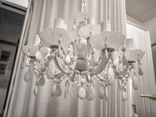 lampadario bianco Maria Teresa