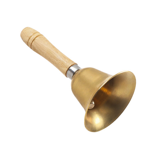 Campanello mano ottone - a,