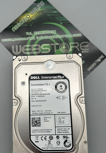 Hdd sas dell - enterprise, 4tb