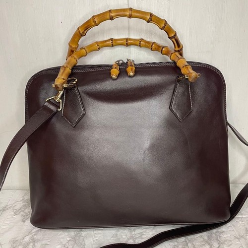 Borsa tracolla gucci bambù - a,