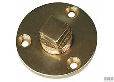 1 TAPPO DI SCARICO IN OTTONE CROMATO BARCA GOMMONE FLANGIA MM 50