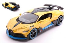 MODELLINO AUTO STATICO DIECAST MAISTO BUGATTI DIVO GIALLO MODELLISMO SCALA 1:24