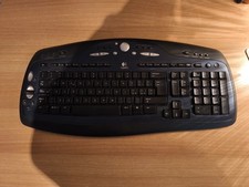 Tastiera multifunzione Wireless Logitech Senza Fili Con Attacco PS2 a batterie 