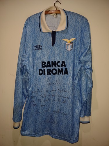 Lazio rare match worn - match,