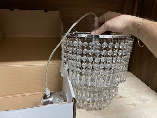Lampadario con gocce - , di
