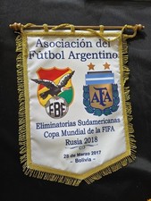 Gagliardetto pennant banderin Colombia Vs Argentina x Copa Mundial 2018 FUTBOL O