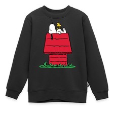 Peanuts Snoopy e la cuccia per cani REGULAR FIT bambini/adolescenti Premium Crew Neck