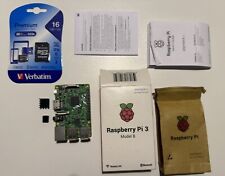 Raspberry PI3 model B-1GB RAM- 16 GB micro SD Verbatim Nuova